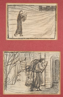 Lot 42 - ATTRIBUTED TO EDWARD BURNE-JONES (BRITISH 1833-1898)
