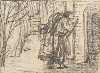 Lot 42 - ATTRIBUTED TO EDWARD BURNE-JONES (BRITISH 1833-1898)