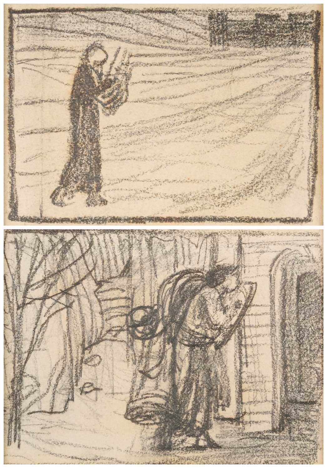Lot 42 - ATTRIBUTED TO EDWARD BURNE-JONES (BRITISH 1833-1898)