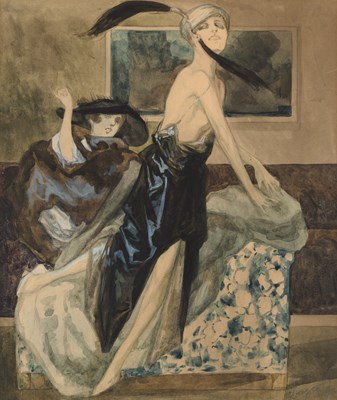 Lot 236 - FRANZ VON BAYROS (AUSTRIAN 1866-1924)