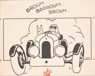 Lot 474 - HERGE (BELGIAN 1907-1893)