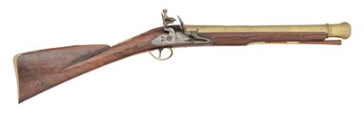 Lot 341 - A FLINTLOCK BLUNDERBUSS BY WILSON, LONDON, MID-18TH CENTURY