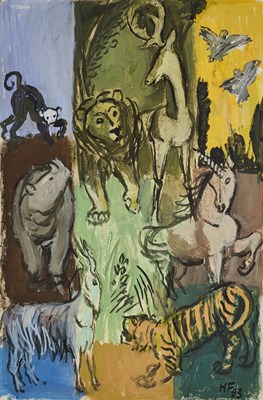 Lot 62 - HANS FEIBUSCH (GERMAN-BRITISH 1898-1998)