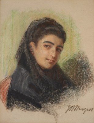 Lot 365 - JOHN BAGNOLD BURGESS RA (BRITISH 1830-1897)
