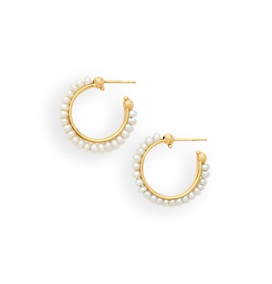 Lot 366 - TWO PAIRS OF EARRINGS