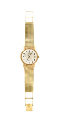 Lot 317 - OMEGA, SEAMASTER DE VILLE, REF.14743: GENTLEMAN'S GOLD BRACELET WATCH, SWISS, CIRCA 1963