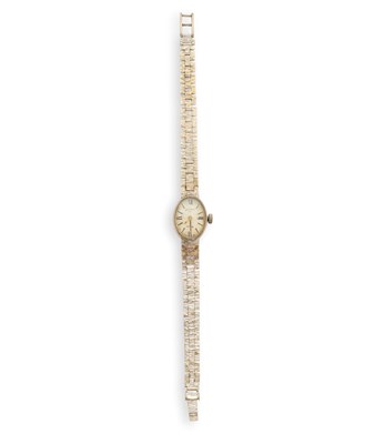 Lot 304 - ROTARY: LADY'S GOLD COCKTAIL WATCH, 1968