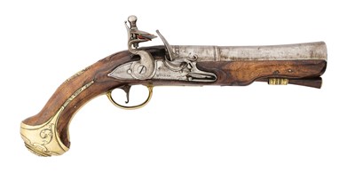 Lot 86 - A FLINTLOCK BLUNDERBUSS-PISTOL BY WALKER, LONDON, CIRCA 1730