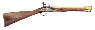 Lot 36 - A FLINTLOCK BLUNDERBUSS BY J. PROBIN OF BIRMINGHAM, CIRCA 1770