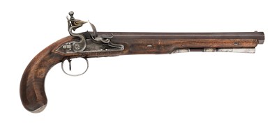 Lot 109 - A 28 BORE FLINTLOCK DUELLING PISTOL BY WOGDON, LONDON, CIRCA 1780