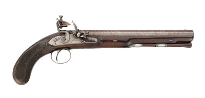 Lot 116 - A RARE 32 BORE FLINTLOCK DUELLING PISTOL BY JOHN MANTON, LONDON, NO. 2296 FOR 1795