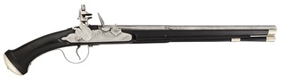 Lot 756 - AN ‘ENGLISH-LOCK’ HOLSTER PISTOL IN MID-17TH CENTURY STYLE