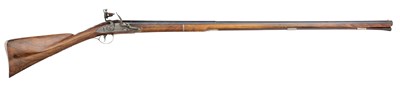 Lot 25 - A VERY FINE 16 BORE FLINTLOCK SILVER-MOUNTED SPORTING GUN BY GRIFFIN & TOW, LONDON