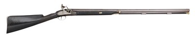 Lot 28 - A RARE 15 BORE FLINTLOCK SILVER-MOUNTED SPORTING GUN BY W. SMITH, PRINCES STREET, LONDON