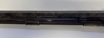 Lot 27 - A VERY RARE 36 BORE FLINTLOCK SPORTING RIFLE BY TWIGG, LONDON, CIRCA 1776-80