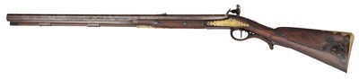 Lot 27 - A VERY RARE 36 BORE FLINTLOCK SPORTING RIFLE BY TWIGG, LONDON, CIRCA 1776-80