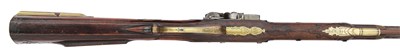 Lot 27 - A VERY RARE 36 BORE FLINTLOCK SPORTING RIFLE BY TWIGG, LONDON, CIRCA 1776-80