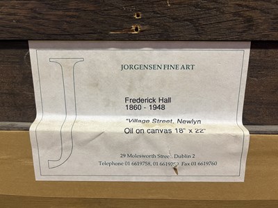 Lot 63 - FREDERICK HALL (BRITISH 1860-1948)