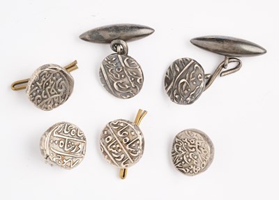 Lot 340 - SIX INDIAN SILVER COINS, 19TH CENTURY