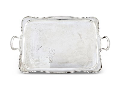Lot 226 - AN EDWARD VIII SILVER TRAY, ATKIN BROTHERS (SILVERSMITHS) LTD., SHEFFIELD, 1936