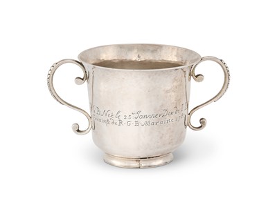 Lot 261 - A CHANNEL ISLANDS SILVER CHRISTENING CUP, JEAN HENRY, GUERNSEY, CIRCA 1780
