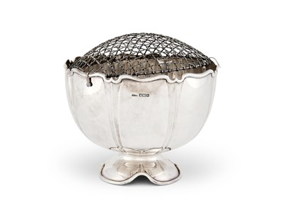 Lot 232 - A GEORGE V SILVER ROSE BOWL, ATKIN BROTHERS, SHEFFIELD, 1910