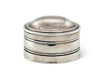 Lot 294 - A GEORGE III SILVER NUTMEG GRATER, SAMUEL PEMBERTON, BIRMINGHAM, 1798