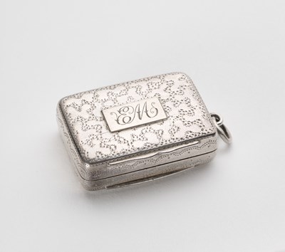 Lot 58 - A WILLIAM IV SILVER VINAIGRETTE, THOMAS SHAW, BIRMINGHAM, 1830