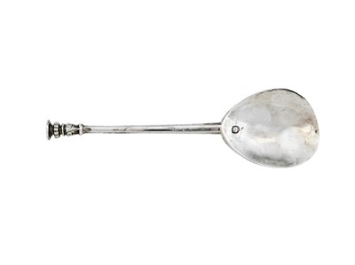 Lot 195 - A CHARLES I SILVER SEAL TOP SPOON, DANIEL CARY, LONDON, 1633