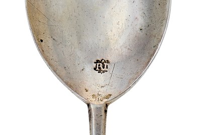 Lot 194 - A PROVINCIAL SILVER SEAL TOP SPOON, MAKER'S MARK RI ONLY, CIRCA 1630