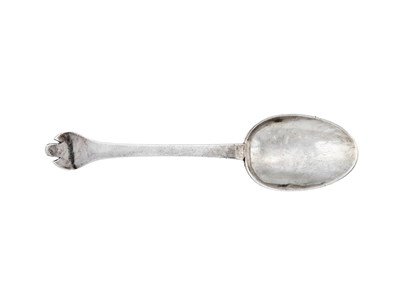 Lot 202 - A SILVER TREFID SPOON, THOMAS ALLEN, LONDON, NO DATE LETTER, CIRCA 1685
