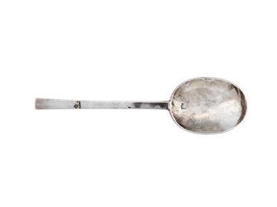 Lot 198 - A COMMONWEALTH SILVER PURITAN SPOON, WILLIAM CARY, LONDON, 1657