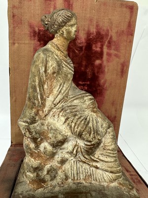 Lot 18 - A HELLENISTIC FIGURE OF A WOMAN, 4TH-3RD CENTURY B.C.