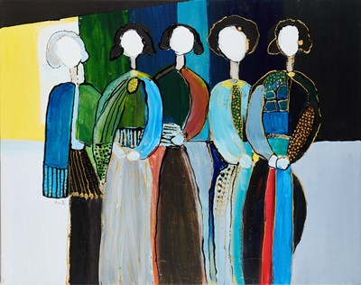 Lot 357 - NADIRA AZZOUZ (IRAQI 1927-2020)