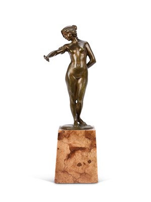 Lot 100 - FRANZ SAUTNER (1872-1945): FEMALE NUDE