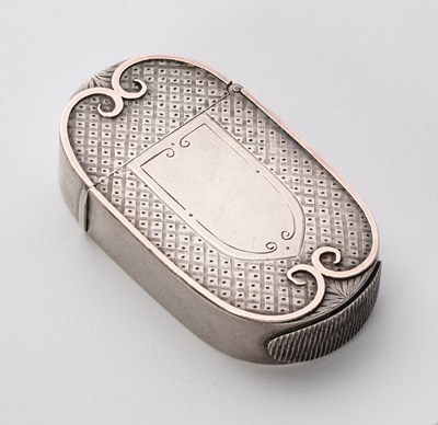 Lot 39 - A VICTORIAN SILVER VESTA CASE, MAKER'S MARK JW, BIRMINGHAM, 1881