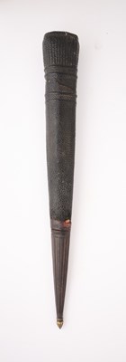 Lot 562 - AN INDO-PERSIAN KARD SCABBARD, 19TH CENTURY
