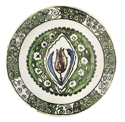 Lot 115 - A DAMASCUS DISH, OTTOMAN SYRIA, 17TH CENTURY