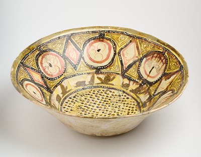 Lot 232 - A LARGE NISHAPUR BOWL, PERSIA, CIRCA 10TH CENTURY
