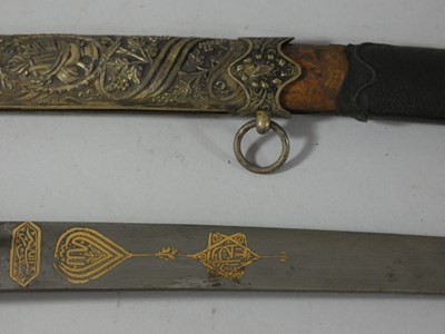 Lot 98 - AN OTTOMAN SWORD (SHAMSHIR), TURKEY, 19TH CENTURY