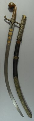 Lot 98 - AN OTTOMAN SWORD (SHAMSHIR), TURKEY, 19TH CENTURY
