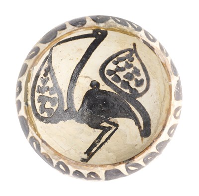 Lot 85 - A SMALL NISHAPUR BOWL, PERSIA, CIRCA 10TH CENTURY