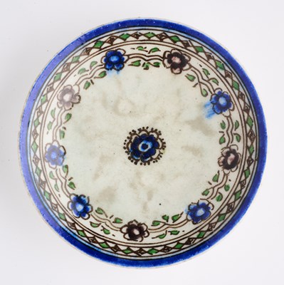 Lot 81 - THREE PERSIAN POTTERY VESSELS, 15TH-19TH CENTURIES