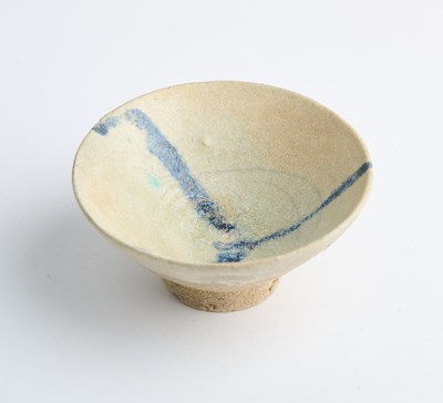 Lot 348 - THREE KASHAN BOWLS, PERSIA, 13TH CENTURY