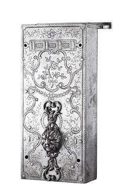 Lot 132 - A FINE CONTINENTAL DOOR LOCK, MID-18TH CENTURY, PROBABLY FRENCH OR ITALIAN