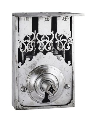 Lot 133 - A CONTINENTAL DOOR LOCK, MID-18TH CENTURY, POSSIBLY FRENCH