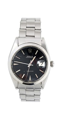 Lot 319 - ROLEX, OYSTERDATE PRECISION, REF.6694: GENTLEMAN'S STAINLESS STEEL BRACELET WATCH, 1959