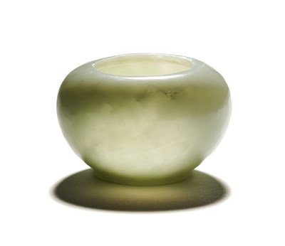 Lot 73 - A CHINESE JADEITE WATERPOT