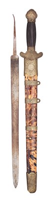 Lot 504 - A CHINESE DOUBLE-SWORD, 19TH CENTURY