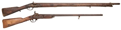 Lot 749 - A SCANDINAVIAN 14 BORE PERCUSSION MILITARY MUSKET, EARLY 19TH CENTURY